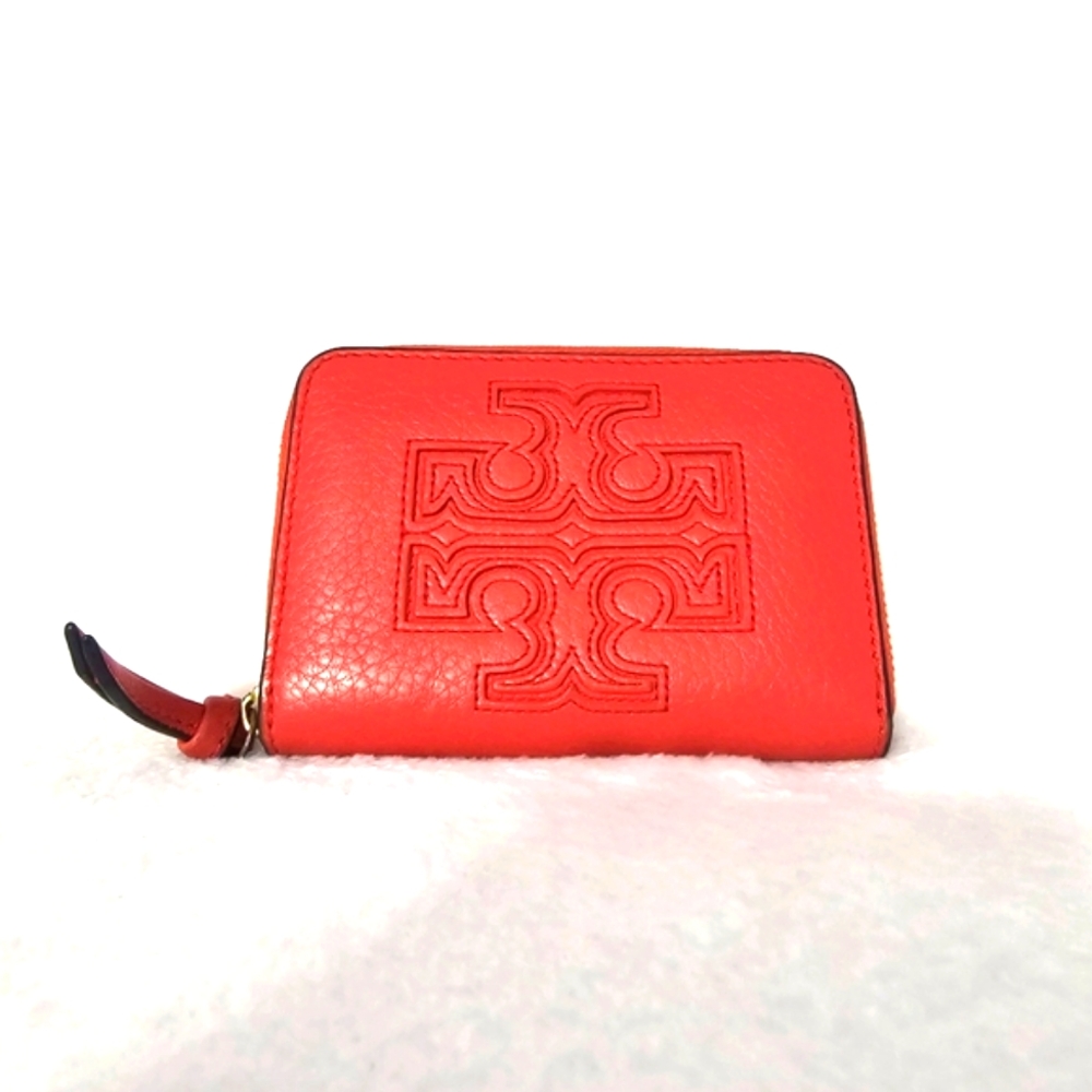 Tory Burch Zip Around Wallet with Keychain